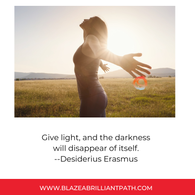 Seasonal Affective Disorder quote about light.