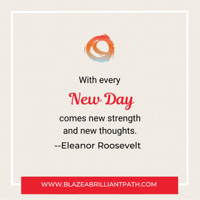 A New Day quote by Eleanor Roosevelt